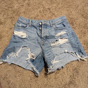Women's Distressed Shorts